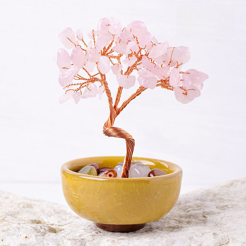 Crystal Fortune Tree Ornament Cornucopia