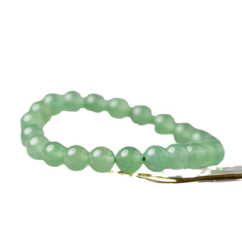Natural Dongling Jade Bracelet Women's Jade Beaded Beads Lucky Bracelet