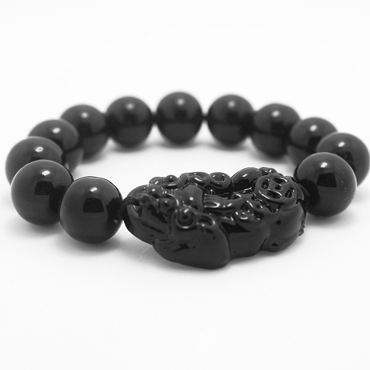 Obsidian Lucky Pixiu Bracelet Bracelet