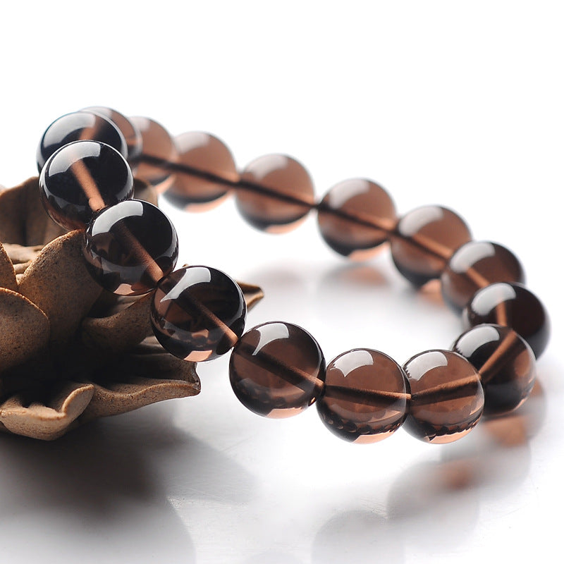 Natural ice obsidian bracelet heals negative energy and increases confidence. Safe and rich bracelet.
