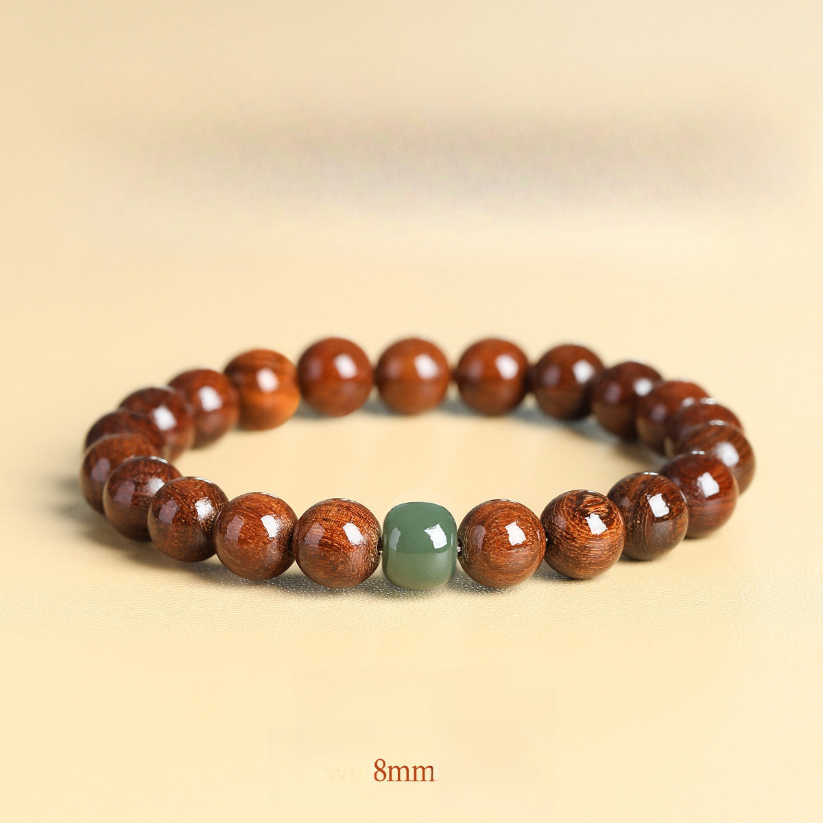 Natural gold silk sandalwood bracelet transshipment beaded rosary sandalwood couple bracelet zen Buddha beads