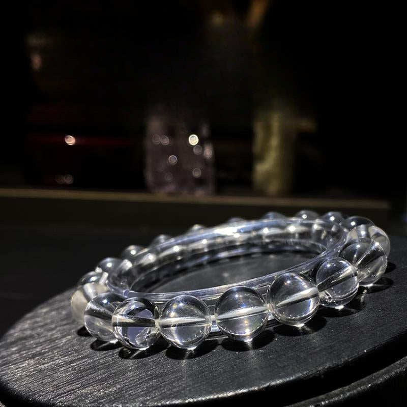 Natural white crystal bracelet purifies negative energy