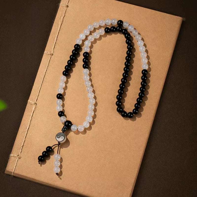 Taoist Flowing Beads Taishang Laojun 81st Handheld Dao Flowing Beads Men's and Women's Taoist 81 Yin and Yang Tai Chi Gossip