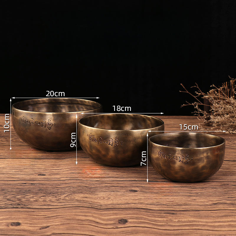 Tibetan Bowl Buddha Sound Bowl Meditation Bronze Bowl