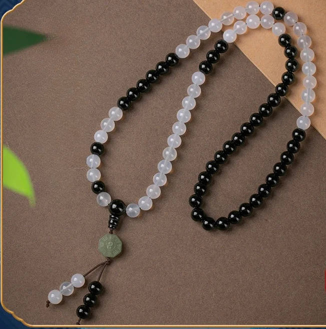 Taoist Flowing Beads Taishang Laojun 81st Handheld Dao Flowing Beads Men's and Women's Taoist 81 Yin and Yang Tai Chi Gossip