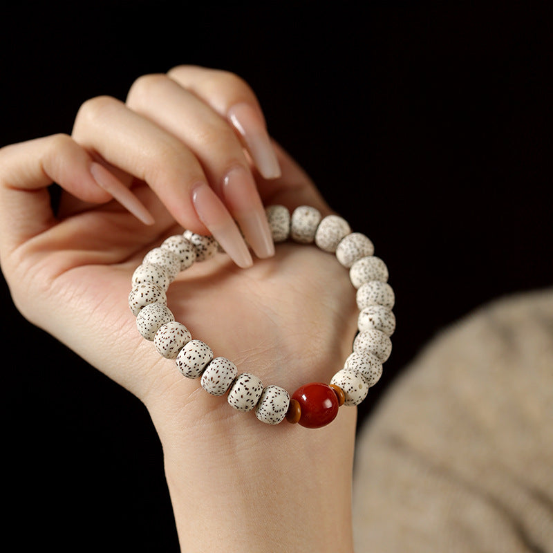 Bodhi bucket bead bracelet Nanhong transfer bead Zen bracelet.