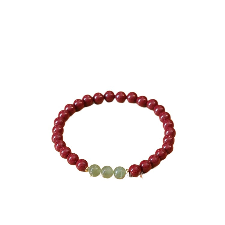 Today's free offer: Cinnabar and jade bead bracelet. Protective, lucky and wards off evil spirits in one's zodiac year.