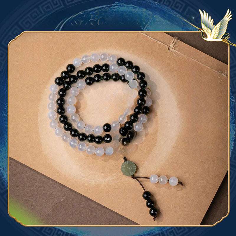 Taoist Flowing Beads Taishang Laojun 81st Handheld Dao Flowing Beads Men's and Women's Taoist 81 Yin and Yang Tai Chi Gossip