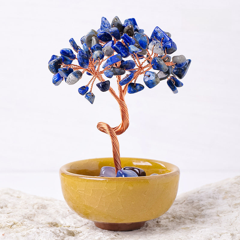 Crystal Fortune Tree Ornament Cornucopia