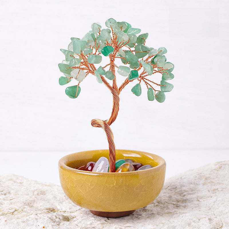 Crystal Fortune Tree Ornament Cornucopia