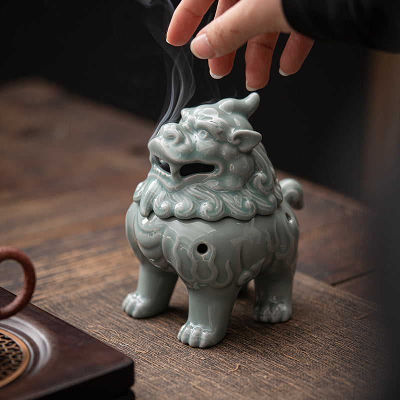 Celadon incense burner reflux aromatherapy burner