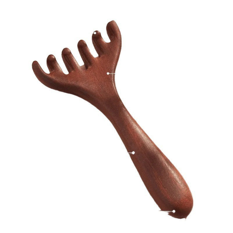Sandalwood comb meridian massage comb