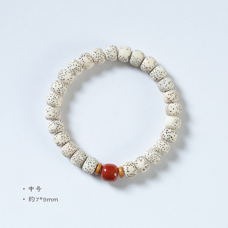 Bodhi bucket bead bracelet Nanhong transfer bead Zen bracelet.