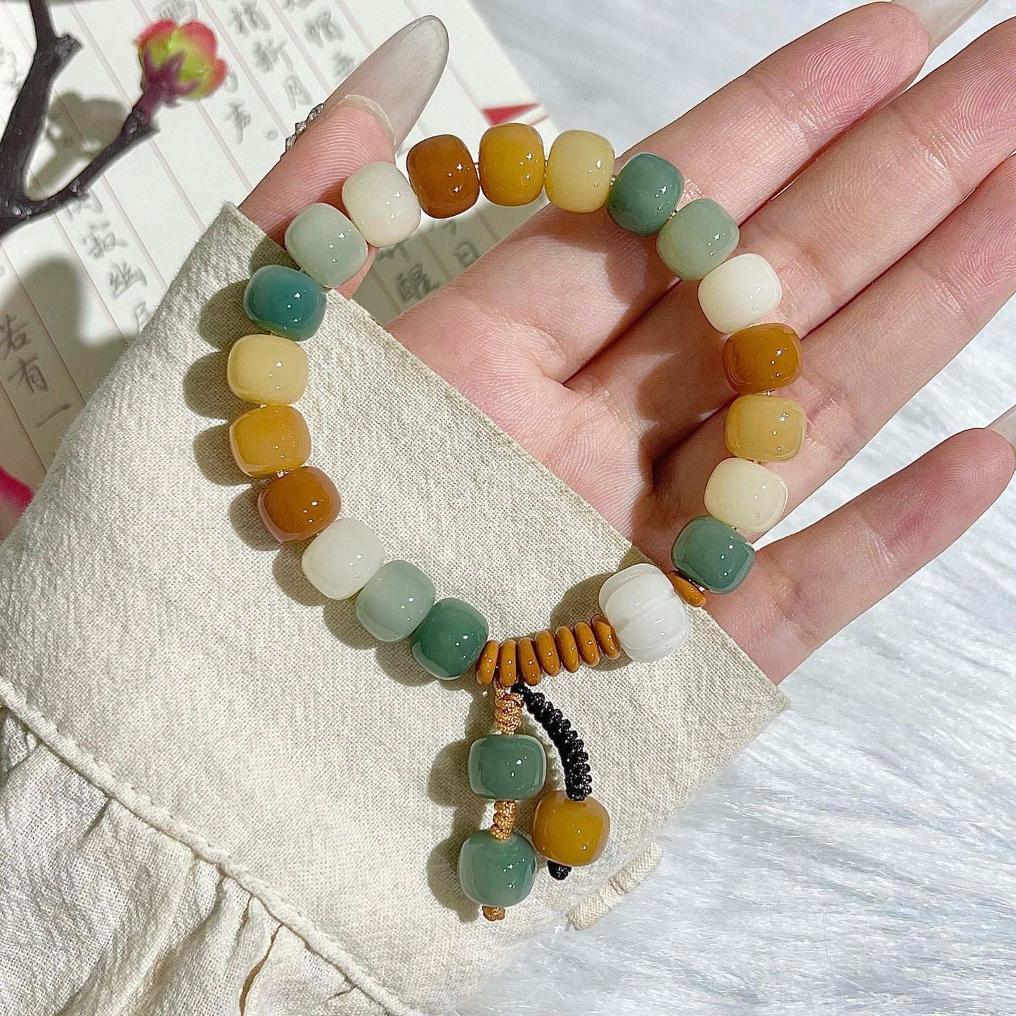Free Today: Natural Bodhi Duobao Single Ring Bracelet Handheld Men's and Women's Bracelets