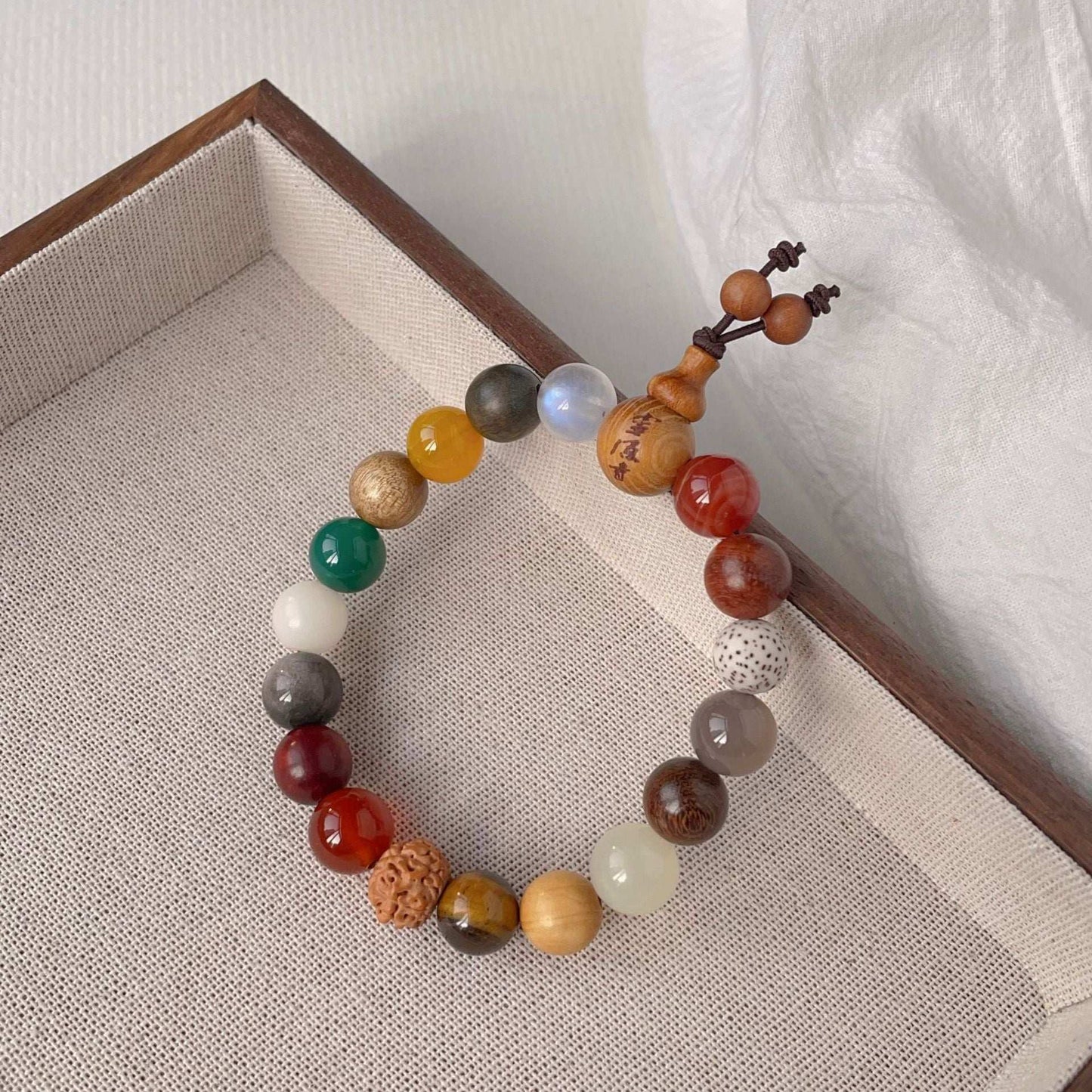Taoist Year of the Snake New Fifth Generation Eighteen Seed Bracelet Duobao Bodhi Women's Bracelet Jewelry Wenwan Accessories String