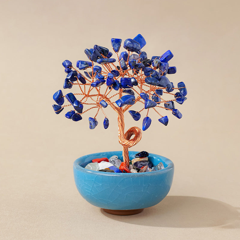 Crystal Fortune Tree Ornament Cornucopia