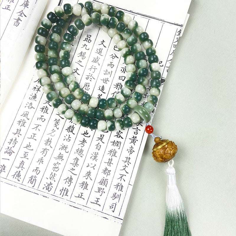 Bodhi root bracelet 108 pieces Wenwan men and women