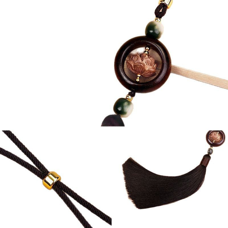 Sandalwood car safety pendant