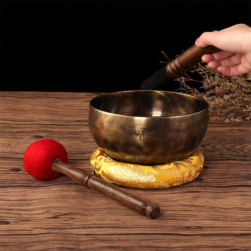 Tibetan Bowl Buddha Sound Bowl Meditation Bronze Bowl