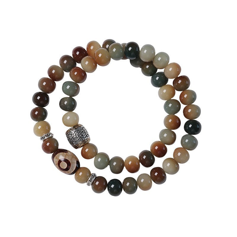 Bodhi double circle bracelet women's Buddha bead bracelet
