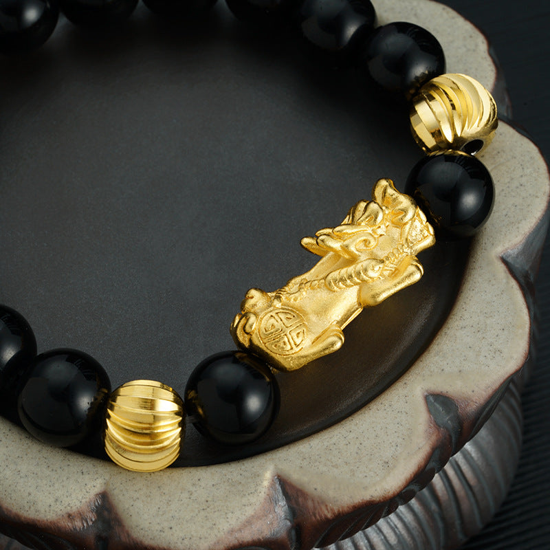 Golden Pixiu Lucky Bracelet