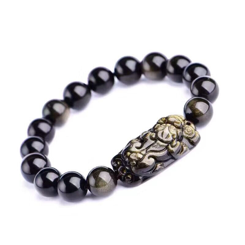 Obsidian Pixiu bracelet