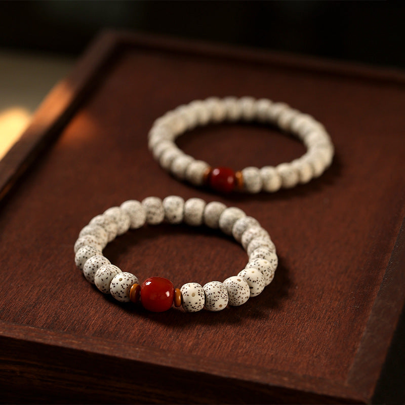 Bodhi bucket bead bracelet Nanhong transfer bead Zen bracelet.