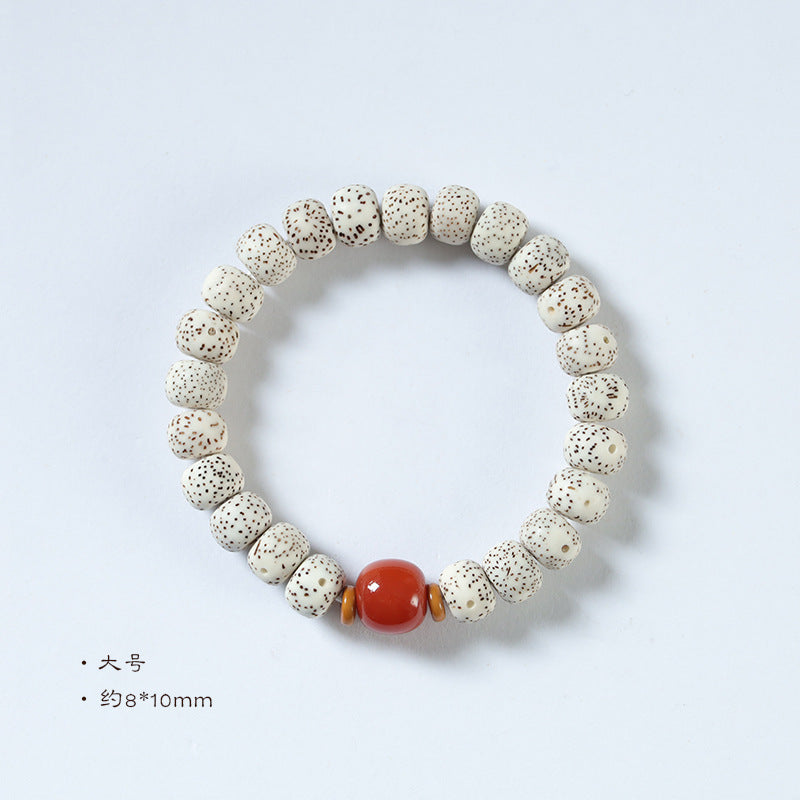 Bodhi bucket bead bracelet Nanhong transfer bead Zen bracelet.