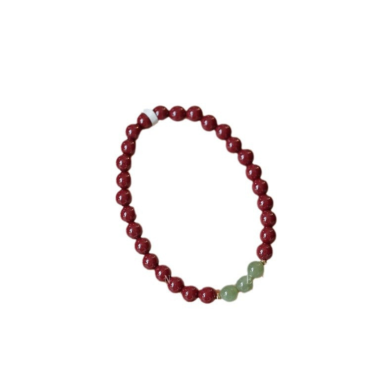 Today's free offer: Cinnabar and jade bead bracelet. Protective, lucky and wards off evil spirits in one's zodiac year.