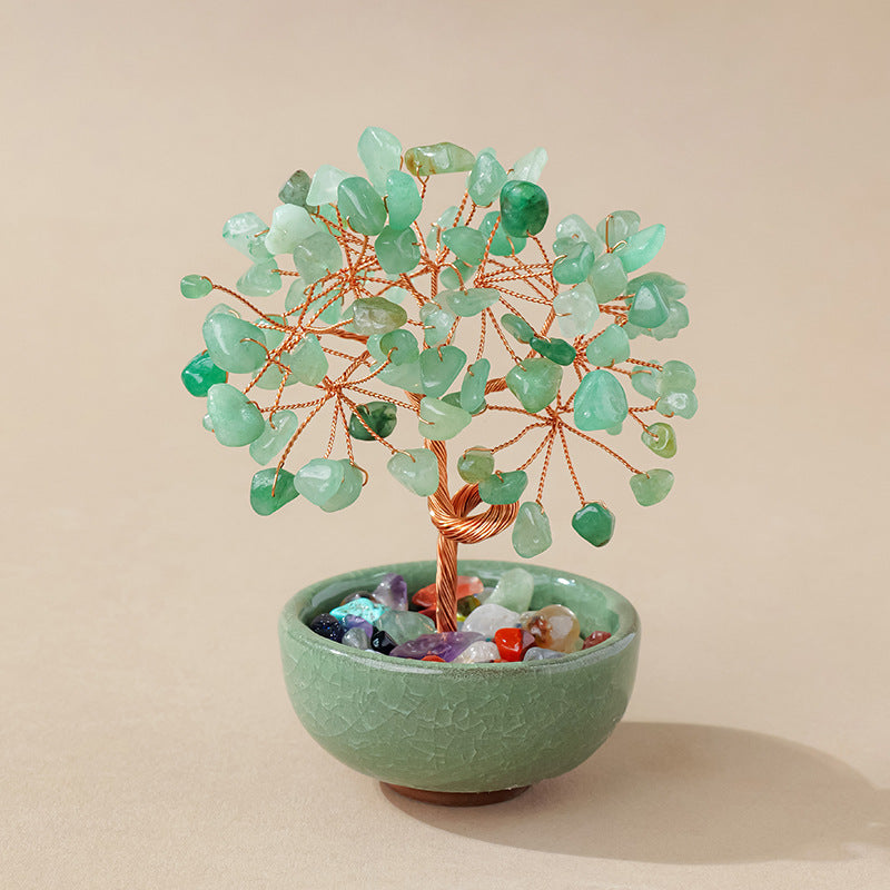 Crystal Fortune Tree Ornament Cornucopia