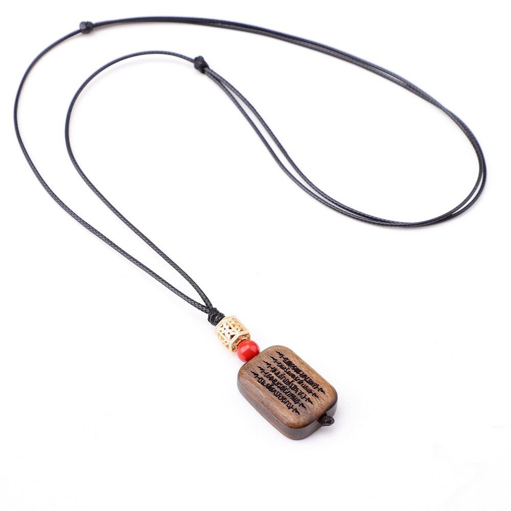 Agarwood necklace