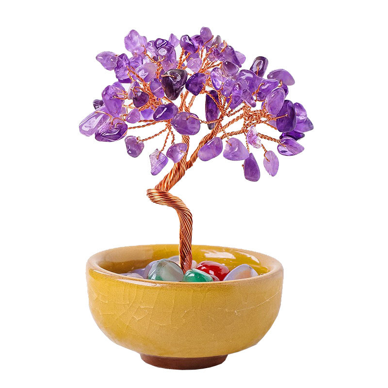 Crystal Fortune Tree Ornament Cornucopia
