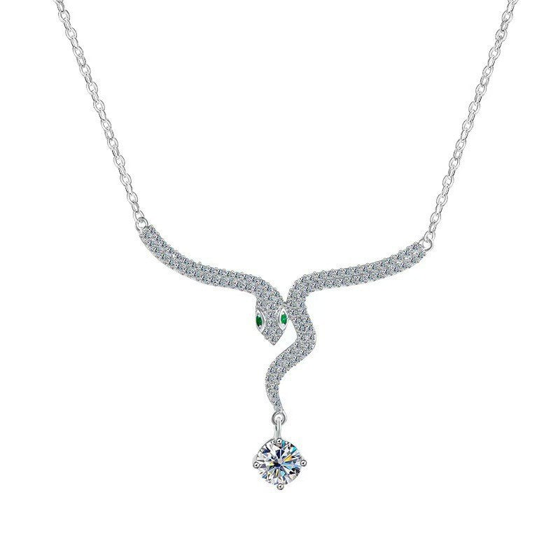 Zircon necklace for the Year of the Snake