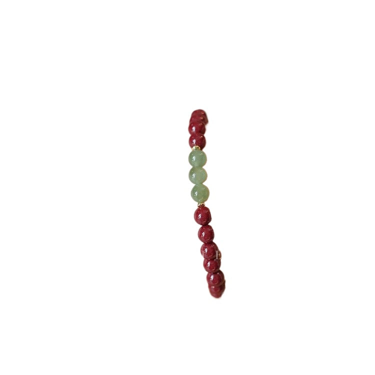 Today's free offer: Cinnabar and jade bead bracelet. Protective, lucky and wards off evil spirits in one's zodiac year.