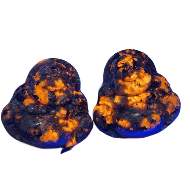 Flame stone bracelet, Holy Mother of Fire, fluorescent stone, purple light, luminous bracelet, ward off evil spirits, clean negative energy.