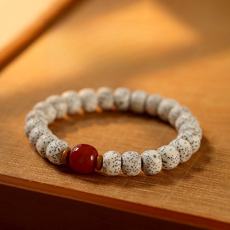 Bodhi bucket bead bracelet Nanhong transfer bead Zen bracelet.