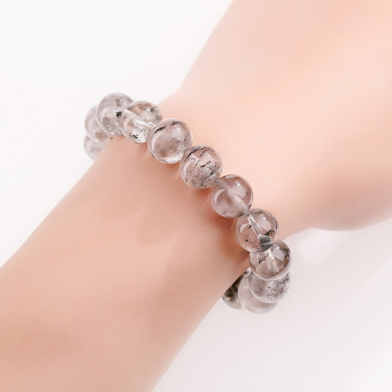Natural Shining Diamond Bracelet Simple Black Crystal Bracelet Jewelry Gift