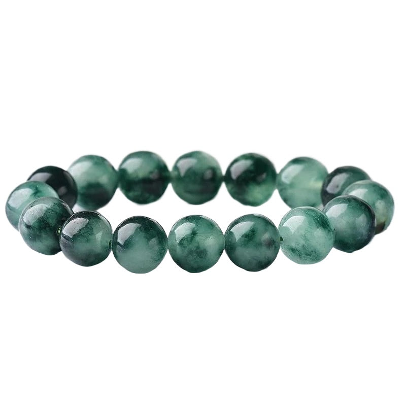 Natural aquatic jade bracelet chalcedony bracelet women's couple jewelry Valentine's Day gift