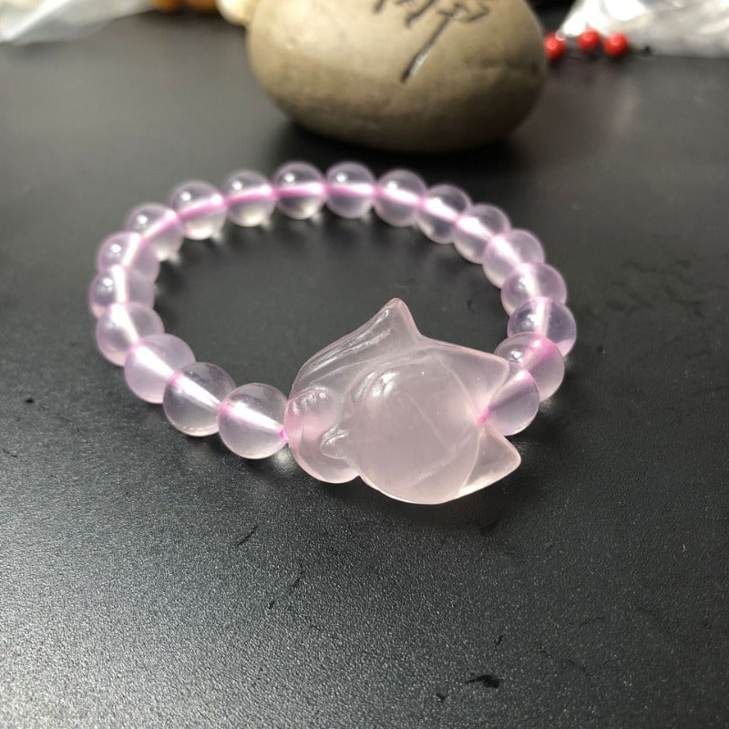 Natural powder crystal fox bracelet ice powder crystal bracelet jewelry