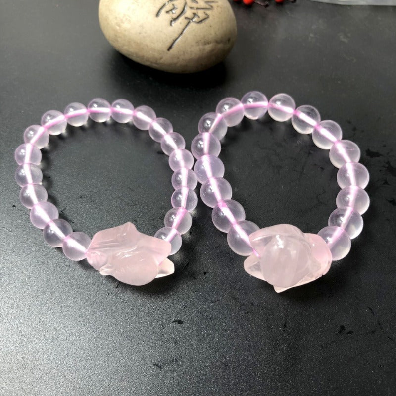 Natural powder crystal fox bracelet ice powder crystal bracelet jewelry