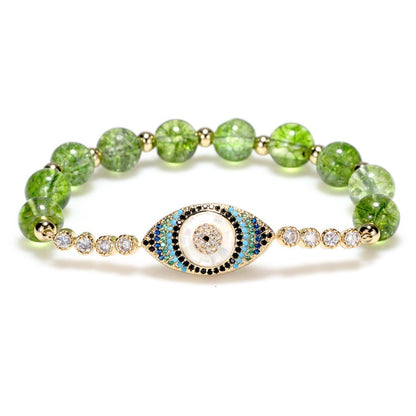 Peridot Bracelet Devil's Eye Bracelet
