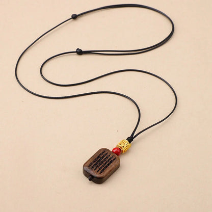 Agarwood necklace
