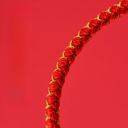 Taoist 2025 Year of the Snake Birthday Year Red Hand Rope Small Red Rope Bracelet Female Amulet Birthday Year Auspicious Wear of the Snake