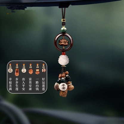Sandalwood car safety pendant