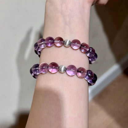 Natural amethyst purified magnetic field bracelet women's