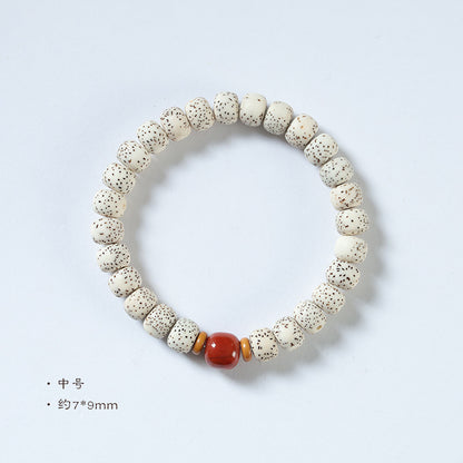Bodhi bucket bead bracelet Nanhong transfer bead Zen bracelet.