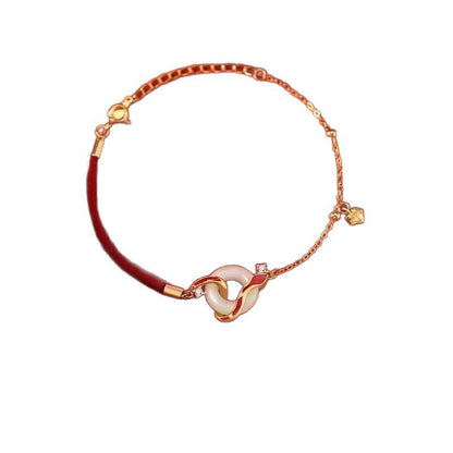 Taoist Ruyi Spirit Snake Safety Bracelet Women's New Natal Year Snake Zodiac Year Snake Red Rope Jewelry New Year's Gift