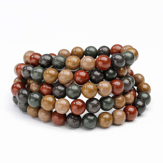 Natural ancient Hexiang beads, five elements of fragrant beads, bracelet, Buddha handmade Chinese herbal medicine fragrant beads