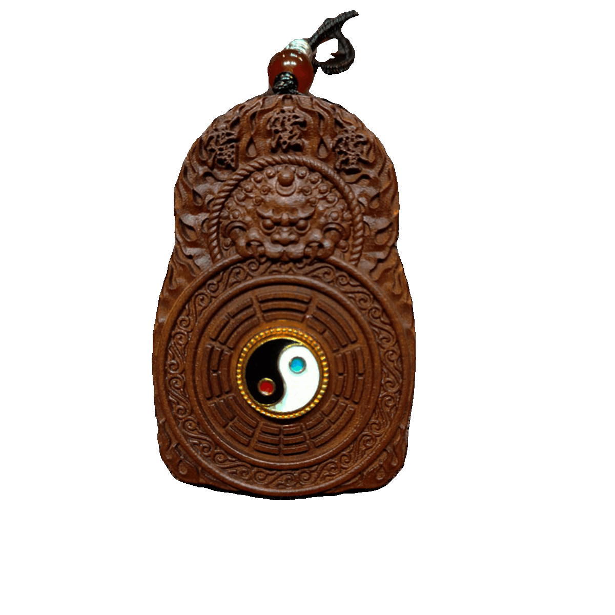 Taoist lightning strikes jujube Sanqing statue pendant Yuqing Yuanshi Shangqing Lingbao Taiqing morality Sanqing taboo