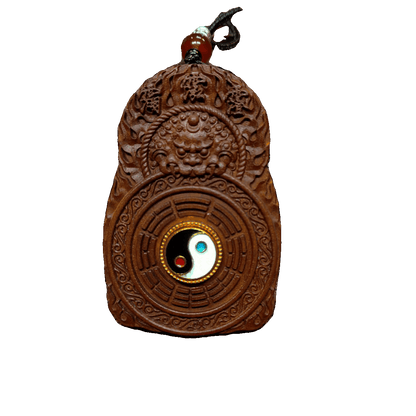 Taoist lightning strikes jujube Sanqing statue pendant Yuqing Yuanshi Shangqing Lingbao Taiqing morality Sanqing taboo